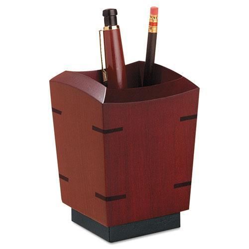New rolodex 19230 executive woodline ii pencil cup, 3 1/4 x 3 1/4 x 4 5/8, for sale