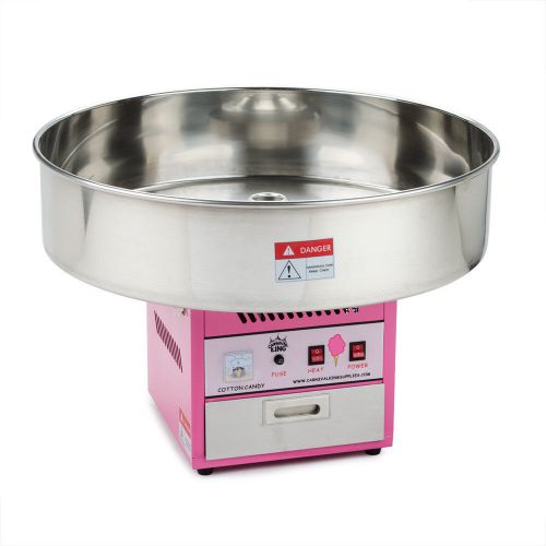 Carnival King CCM28 Cotton Candy Machine with 28&#034; Stainless Steel Bowl - 110V