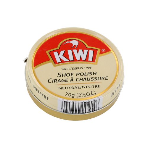 Kiwi wax shoe polish, giant size 2.5 oz, neutral for sale