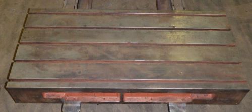 50&#034; x 23&#034; x 7&#034; steel welding t-slotted table cast iron layout plate t-slot for sale