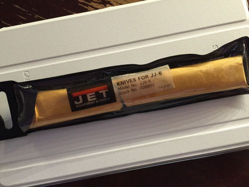 JET 708801 JJ6-K 6-INCH JOINTER KNIFE 3 BLADE SET -NEW