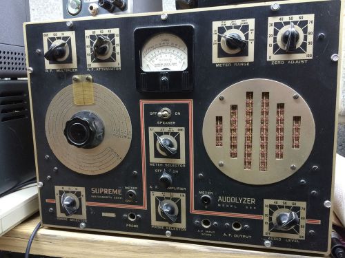 Vintage Supreme Audolyzer Signal Tracer - Model 562 - Rare!