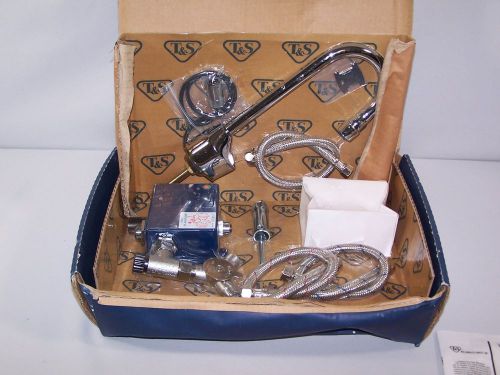 T&amp;S EC-3100 Gooseneck Spout &amp; 4&#034; Centerset Sensor Operated Electronic Faucet