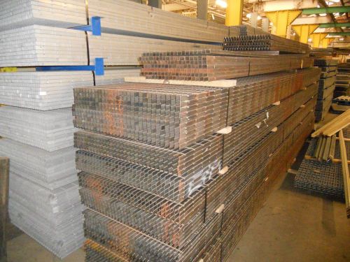 Used steel bar grating, 1&#034; x 1/8&#034;  chicago, over 10,000 square feet for sale