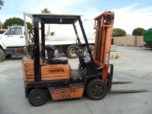 Toyota forklift 4000# and 130&#034; lifting height