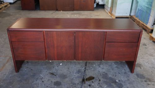 4 Cherry Wood Table/Cabinets