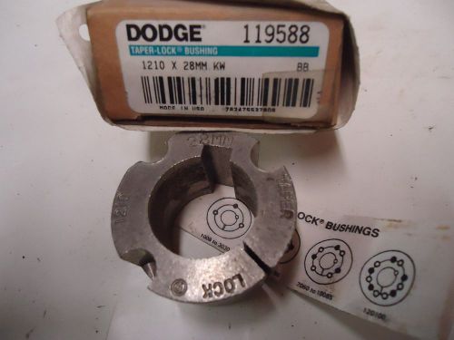 Dodge bushing taper lock 119588 1210 x 28mm kw bore for sale