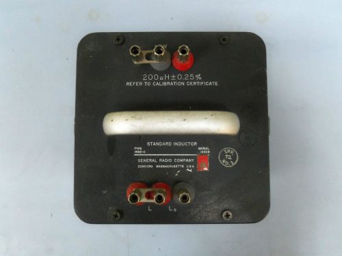 General Radio 1482-C 200 micro Henry Standard Inductor AD