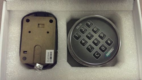 AMSEC ESL10XL DIGITAL SAFE LOCK IN A CHROME FINISH REPLACES S&amp;G 6120 AND LAGARD