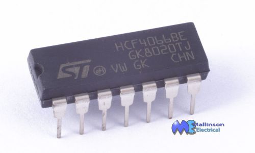 Cd4066be quad alalogue switch ic in 14 pin dil dip14 for sale