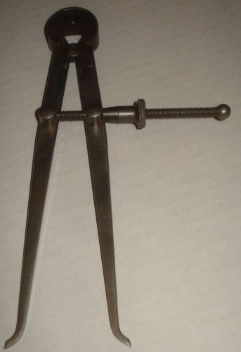 Vintage goodell pratt spring-type inside caliper 6 inch solid nut american made for sale