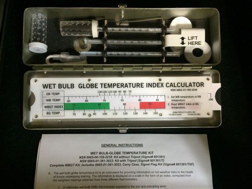 Wet Bulb-Globe Temperature Kit With Tripod Sigma Products