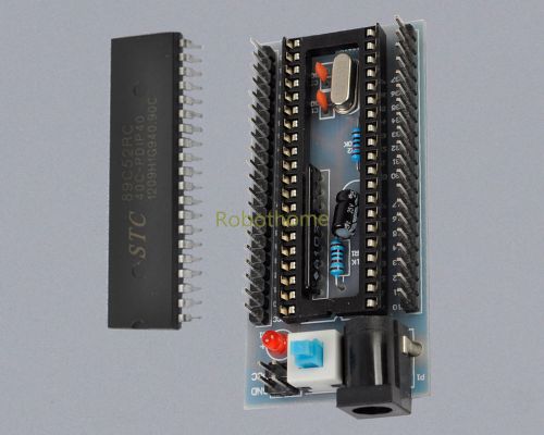 Stc c51 minimum system development board stable stc89c52rc dip-40 for sale