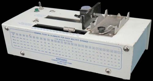 Harvard apparatus 975 5-100cc compact mechanical multiple-syringe infusion pump for sale