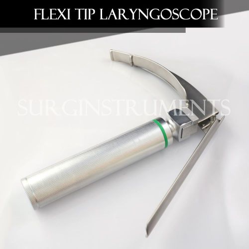 MCCOY FLEXI-TIP  FIBEROPTIC LED Laryngoscope SET- BLADE # 3, MEDIUM HANDLE