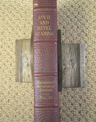 &#034;SPUR AND BEVEL GEARING&#034;,  Industrial Press 1914, First Edition