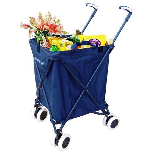 Folding shopping cart versacart utility cart carries up -120 pounds, waterproof for sale