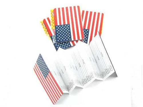 Amazing twelve piece set of united states flag magnetic address books for sale