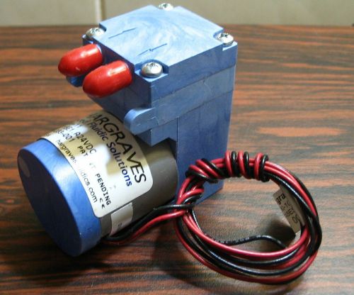 Parker hargraves l045b-11 mini liquid diaphragm pump 24 volt new for sale