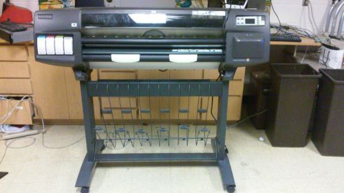 Hp designjet 1055cm plus 36&#034; large format color network printer plotter c6075b for sale