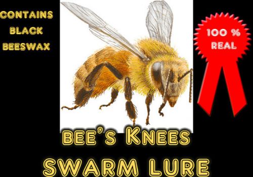 Bees knees honeybee swarm lure: five vial 1 ml each nasonov + black comb + lgo for sale