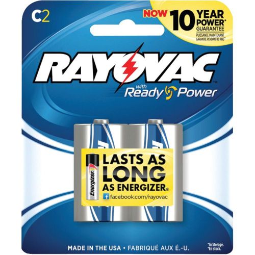 Brand new - rayovac 814-2f alkaline batteries (c; 2 pk) for sale