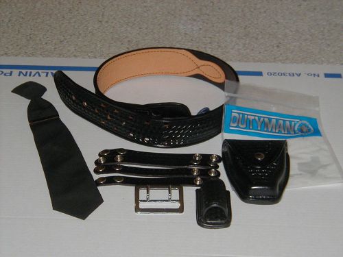 Dutyman belt keepers buckle flashlight &amp; handcuff holder for sale