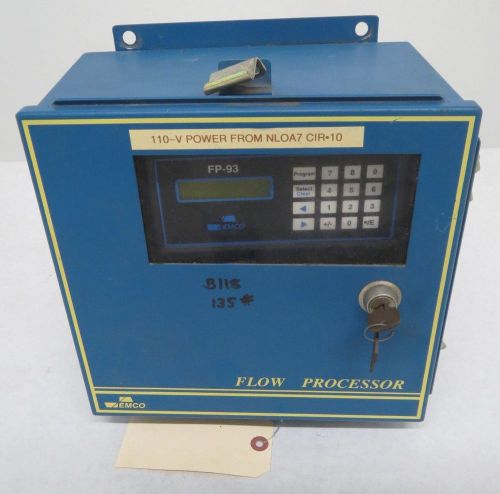 EMCO FP-93-N-1-D-B-F FLOW PROCESSOR WATER TEST EQUIPMENT 115V-AC B311770