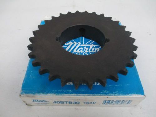 New martin 40btb30 1610 30 tooth no 40 chain taper bushing sprocket d213980 for sale