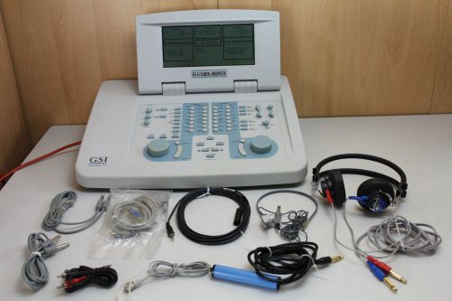 GSI 61 Two-Channel Clinical Audiometer &amp; bone - head phone response cable