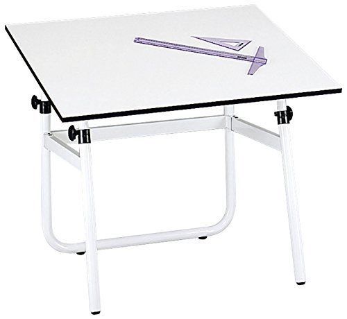 Safco Products Horizon Drawing Table Base, White, 3961