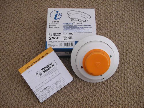 Nib system sensor 2w-b photoelectric smoke detector with base for sale