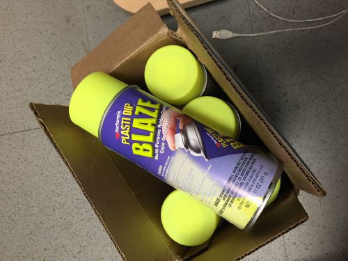 Plasti Dip Blaze Yellow spray pack of (6) 11 oz cans LOOK