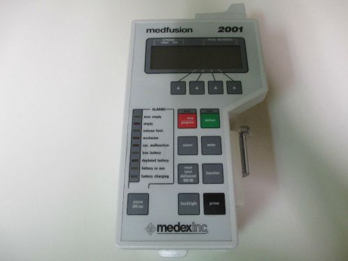 Medfusion 2001 Syringe Infusion Pump Patient Monitor