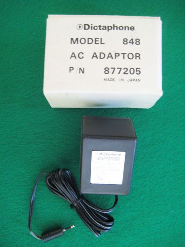 DICTAPHONE AC ADAPTOR - Model 848 - Part Number 877205 - IN ORIGINAL BOX