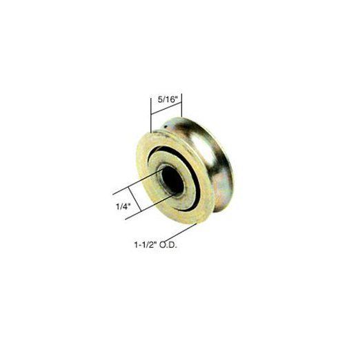 1-1/2&#034; Diameter Steel Ball Bearing Replacement Roller 5/16&#034; Wide D1503
