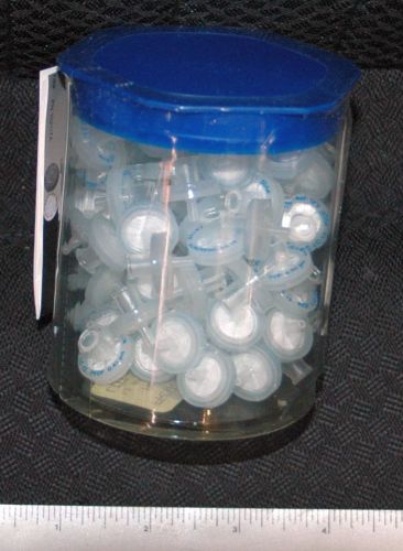 100 pall minispike 13mm acrodisc syringe filters 4452 pvdf membrane, 0.45µm new for sale
