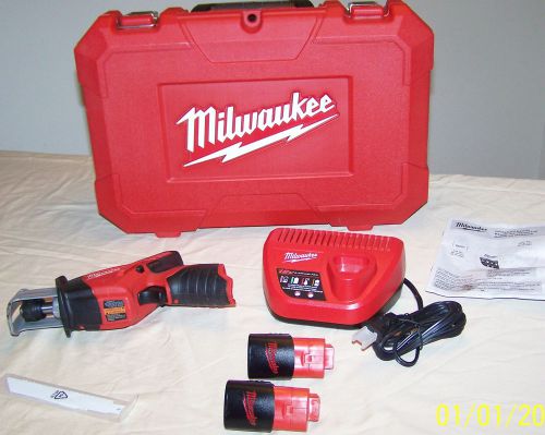 Milwaukee hackzall m12 cordless reciprocating saw kit w/charger for sale