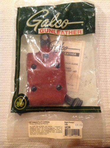 Galco uc ammo/utility carrier, pistol 45 staggered magazine, right handed for sale