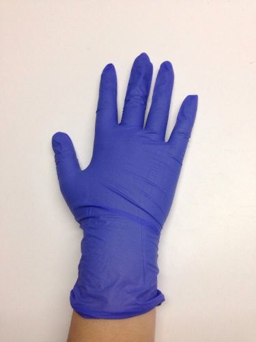 SENSATION N730 Disposable Gloves Nitrile, XS, Blue, PK100, Latex Free XTRA SMALL
