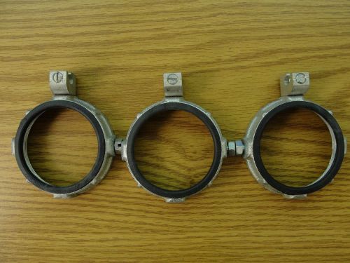 (lot of 3) oz-gedney ibc-200 2&#034;  conduit insulated grounding bushing for sale