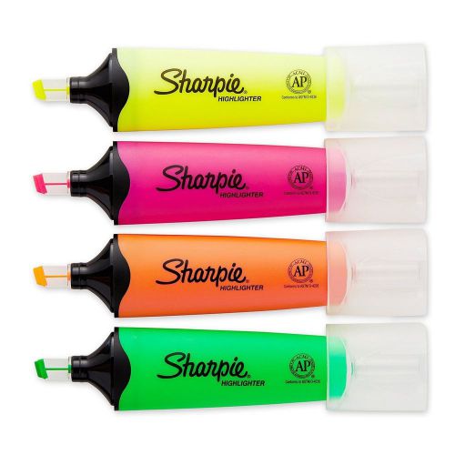 Sharpie Clear View Highlighters - 4 colors. Brand new!