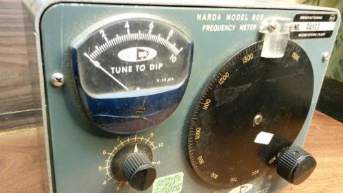 NARDA MODEL 805 MILITARY  Frequency METER