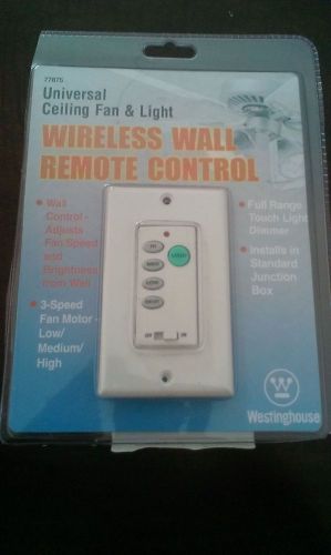 Westinghouse 7787500 Ceiling Fan and Light Wall Control Size