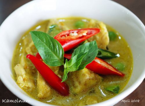 Thai Green Curry with Chicken recipe Popular Delicious Chilli Flavor Cuisine