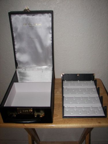 BLACK JEWELRY ORGANIZER/DISPLAY BOX FROM FIFTH AVENUE COLLECTION