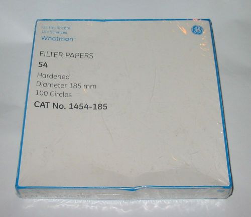 Whatman 1454-185 filter paper 100 circles 185mm new for sale