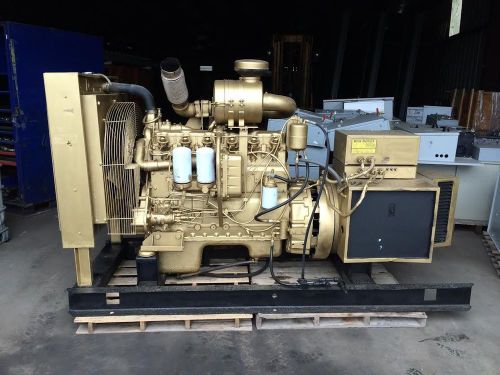 100 kw kohler generator set w/ radiator cooling skid mount----low hours for sale