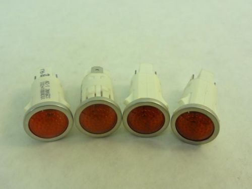 91771 Old-Stock, Formax 801755 Lot-4 Red Neon Lamps 1/2W 125Vac
