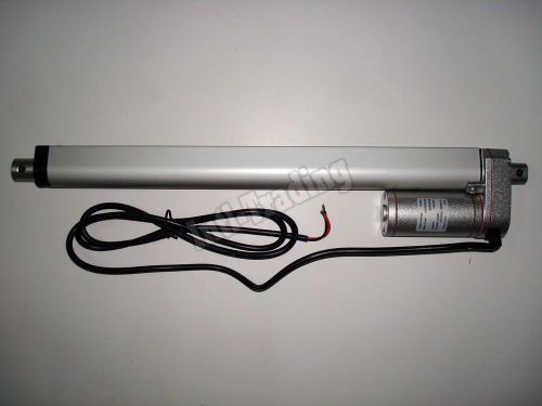Heavy duty dc 12v 12&#034; linear actuator stroke 220 pound max lift water resistant for sale